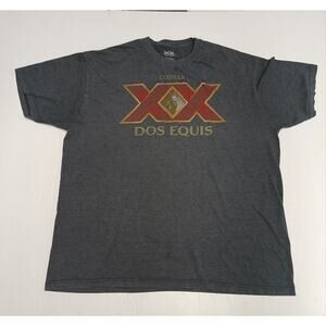 Dos Equis Gray 2XL Comfort Stretch Dress Casual Fit Tshirt